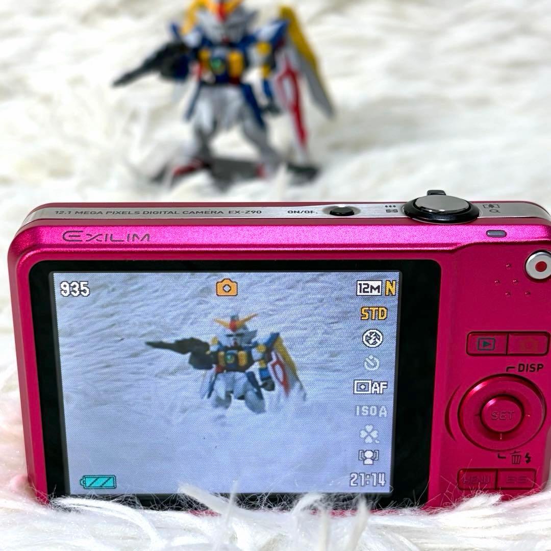 【美品】 CASIO EXILIM EX-Z90 12.1MP ピンク コンデジ