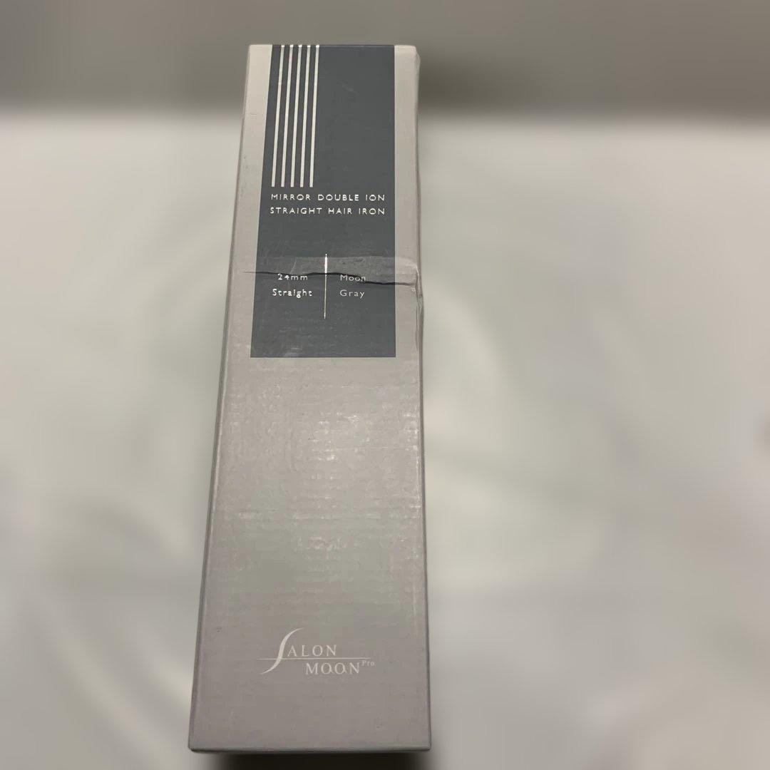 新品未開封　SALON MOON 24mm ストレートヘアアイロン ムーングレー