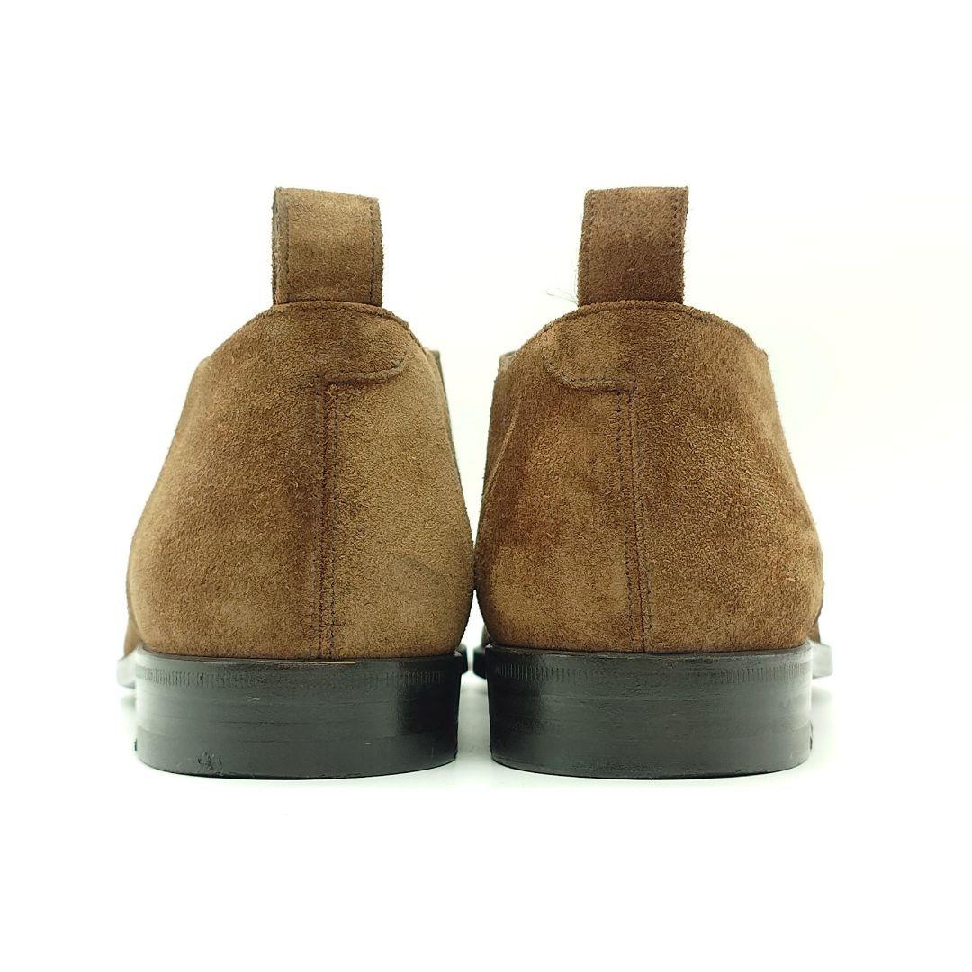 【正規】GUCCI グッチ スエード サイドゴア ショートブーツ 41E