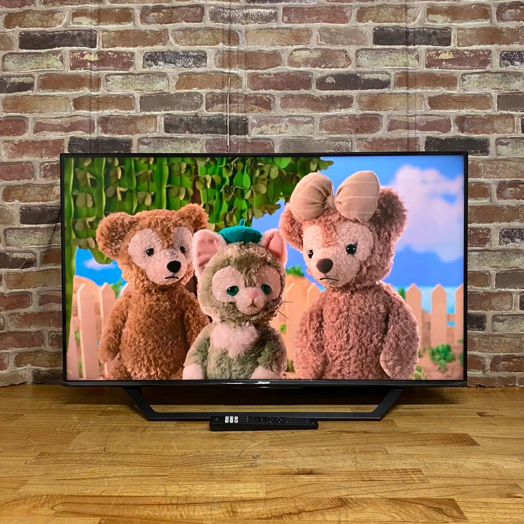 ハイセンス 43V型 4K 液晶テレビ 43U7F スマートテレビ 動画アプリ○