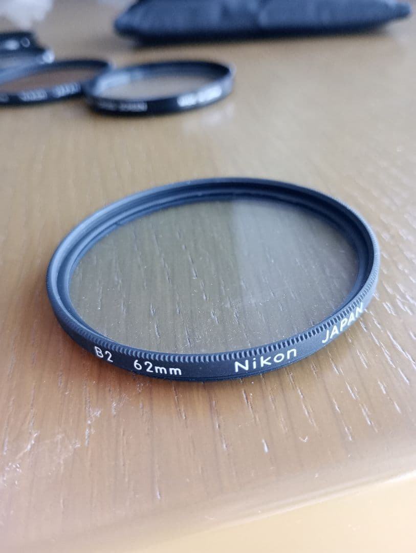 フィルター　62ミリ5枚セット、専用ケース付き