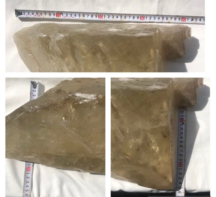 【特大約15k】天然 ナチュラル シトリン 結晶 原石