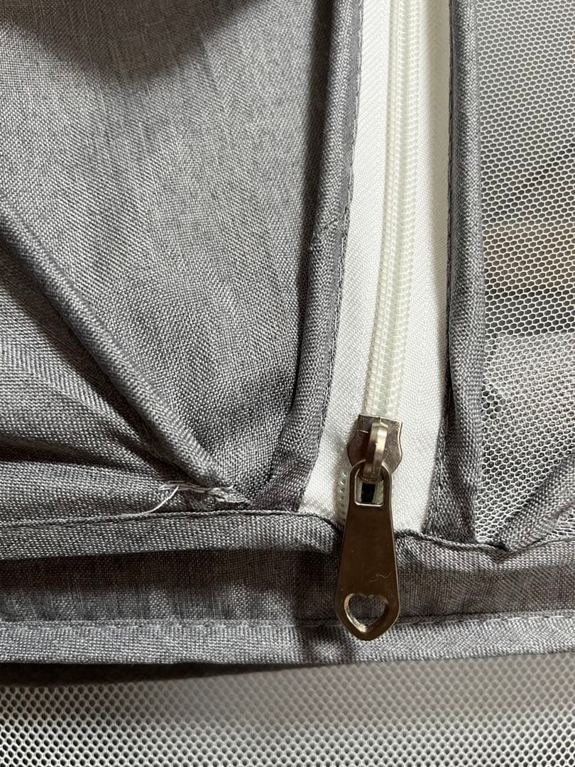 ZOOBLY ベビーベッド 蚊帳・ベッドサイド収納付き