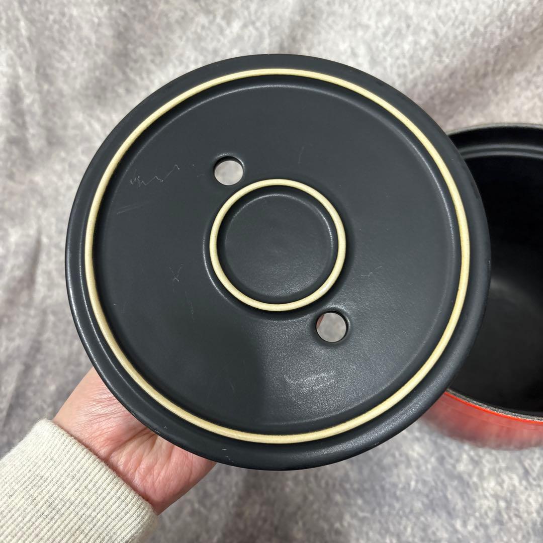 ルクルーゼ　ココットエブリィ　レッド　18cm