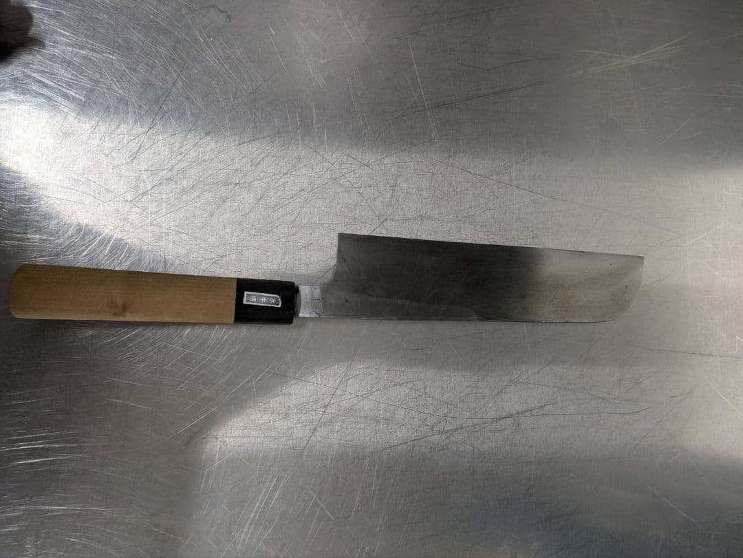 菜切り包丁 ステンレス製 木製ハンドル 約39cm