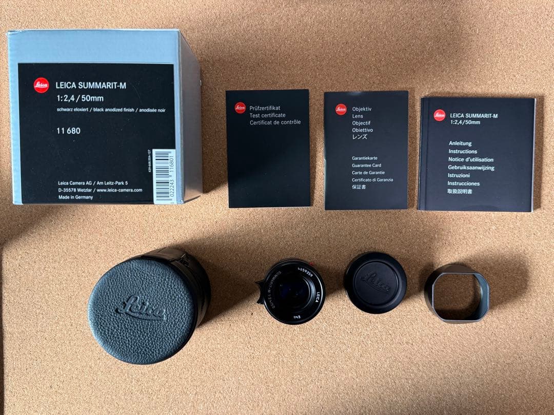[美品]LEICA SUMMARIT M f2.4 50mm Mマウント