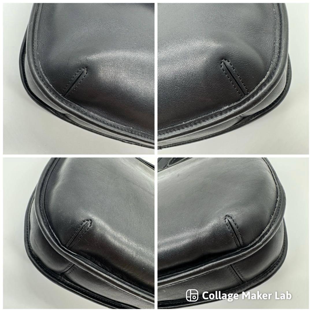 【極美品】希少 オールドコーチ エルゴ ワンショルダー 9029ブラック レザー