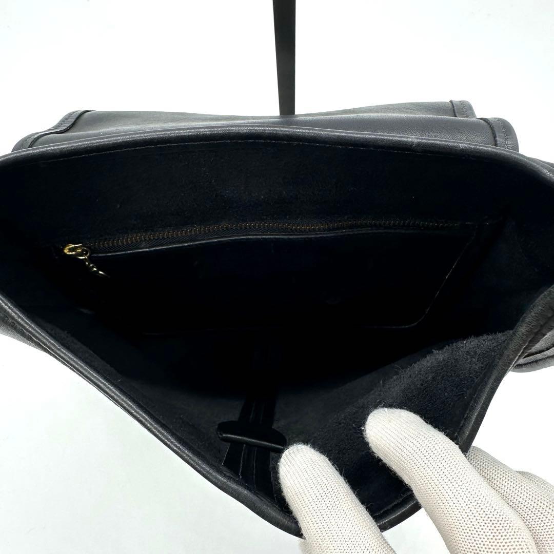 【極美品】希少 オールドコーチ エルゴ ワンショルダー 9029ブラック レザー