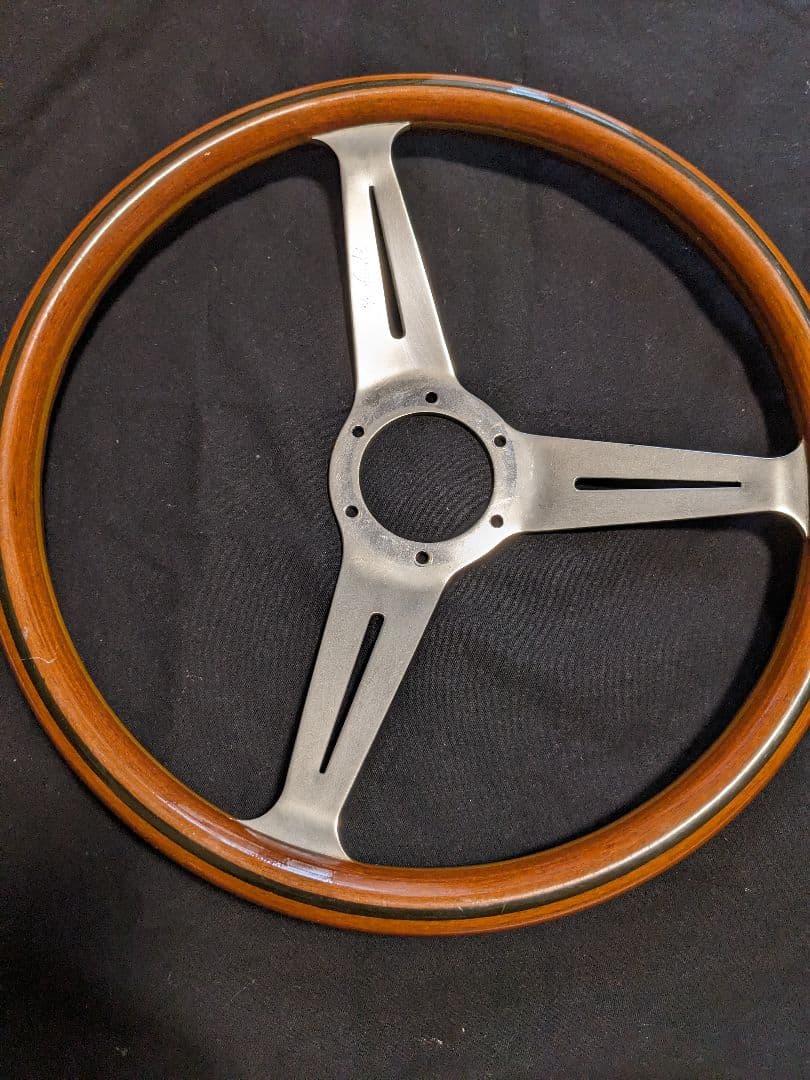 当時物 NARDI ウッド ステアリング 36Φ