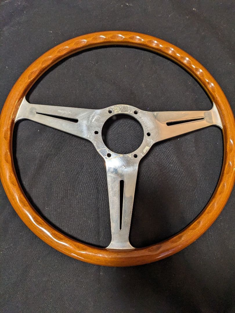 当時物 NARDI ウッド ステアリング 36Φ
