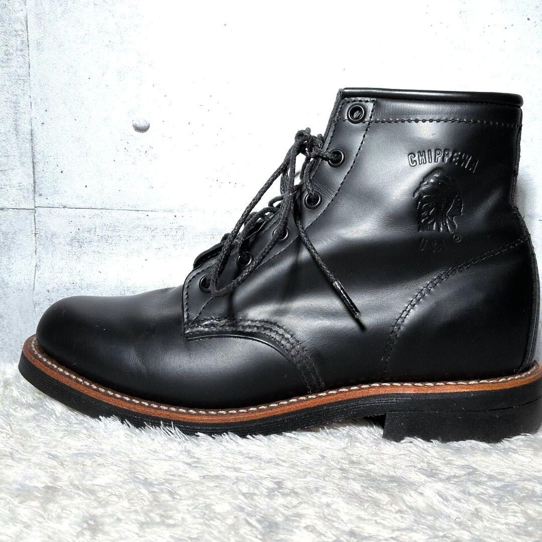 【極美品 レアモデル】チペワ　99954　ワークブーツ　レザー　レースアップ