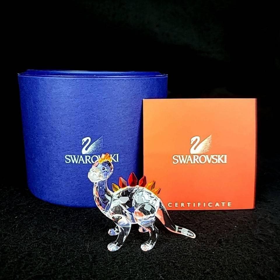 ●美品/スワロフスキー　恐竜　ディノ　置物　フィギュリン　箱つき　7