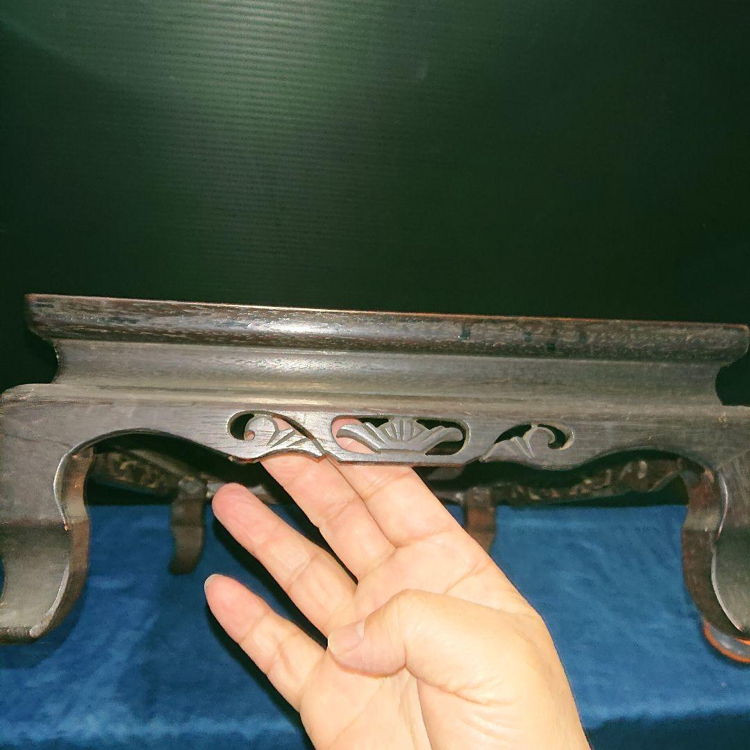 木製、唐木花台