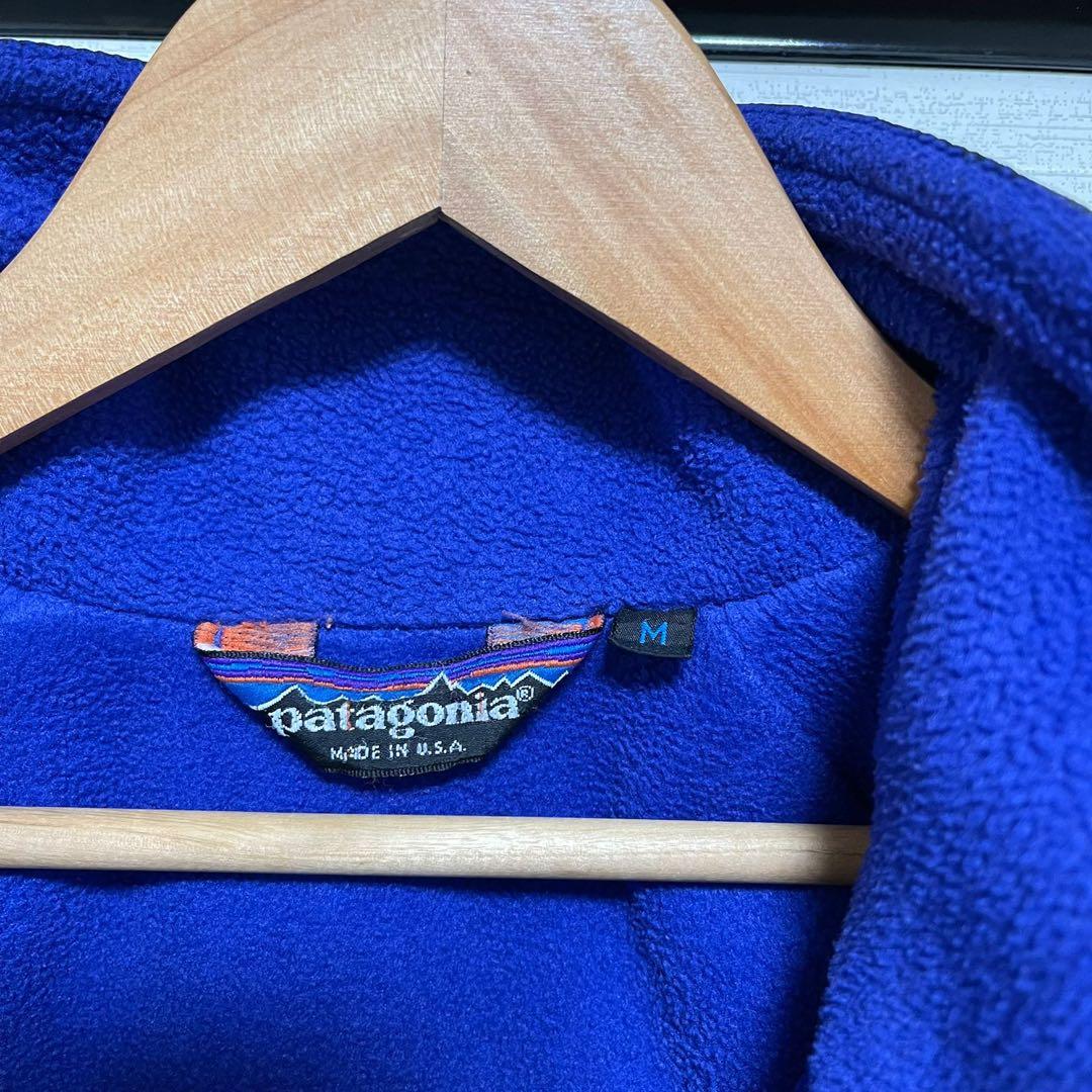 80s Patagonia シェルドシンチラ /黒 USA製 Mサイズ