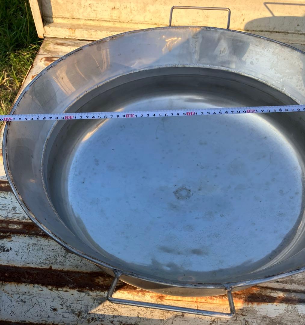 ステンレス製? 両手鍋 直径約60cm