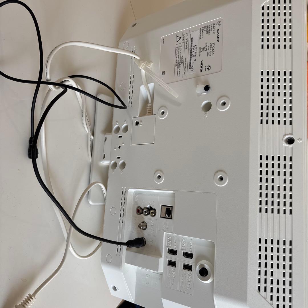 2021年製 テレビ　AQUOS 型番　2T-C22AD 22型