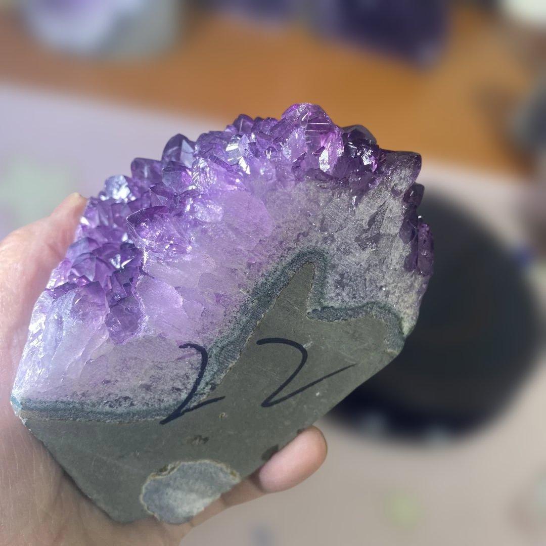 【極上】ウルグアイ産アメジストクラスター1243g絶品超濃い超美しい 幸運水晶