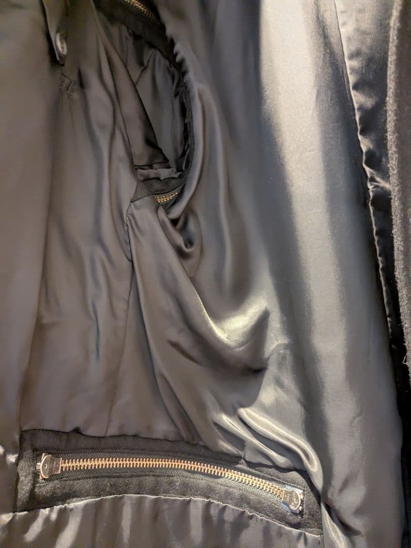 YOUJI YAMAMOTO POUR HOMME ファスナーモッズコート