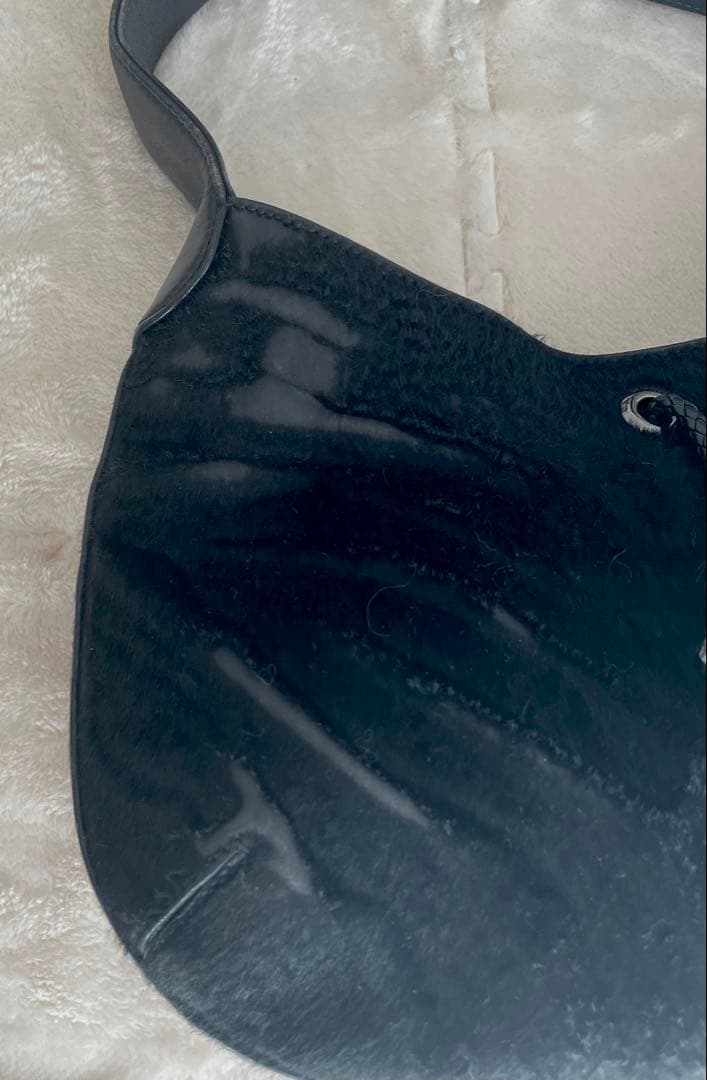 Cartier カルティエ パンテール ワンショルダーバッグ ハラコ ブラック