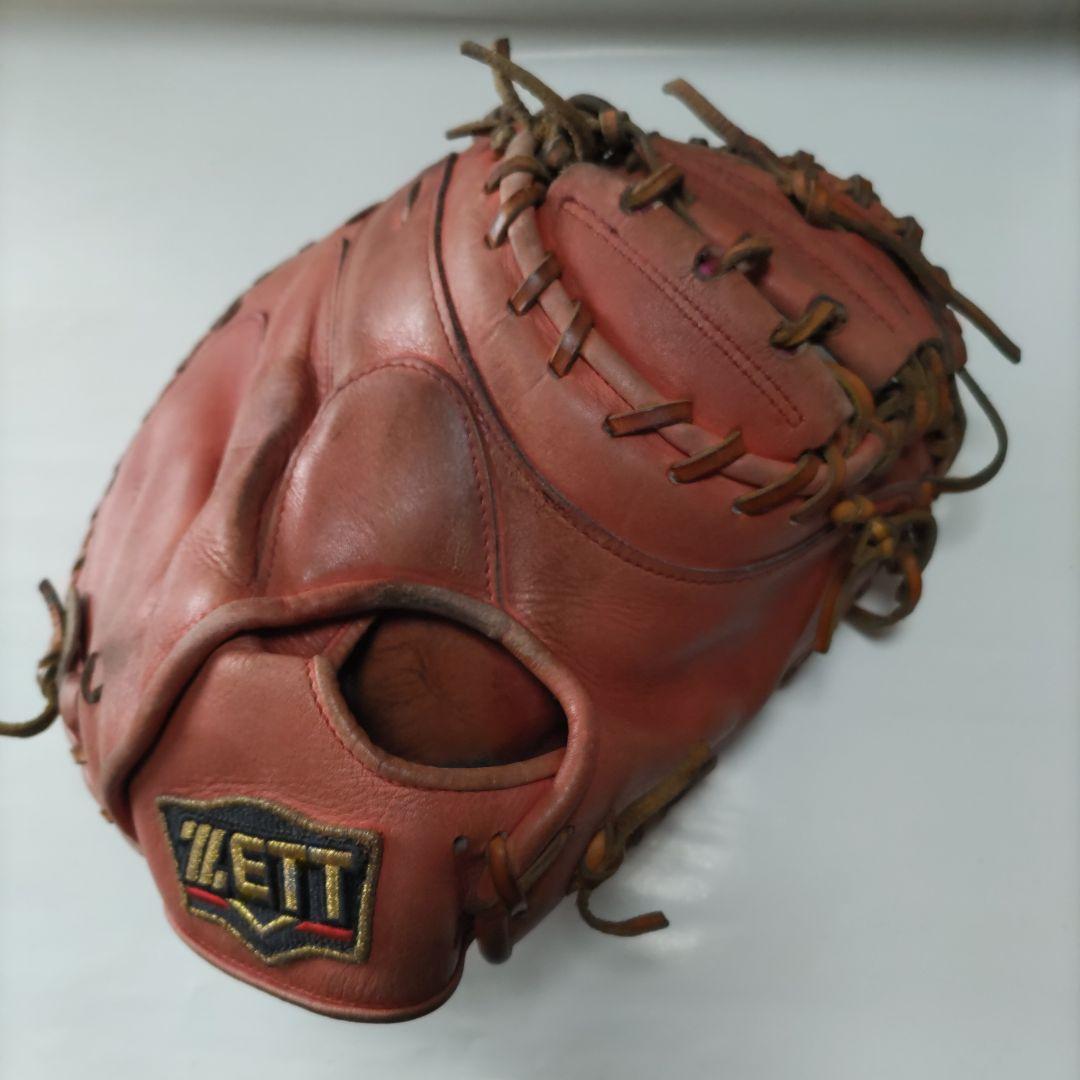 ZETT 硬式ミッド 茶色　傷や汚れあり