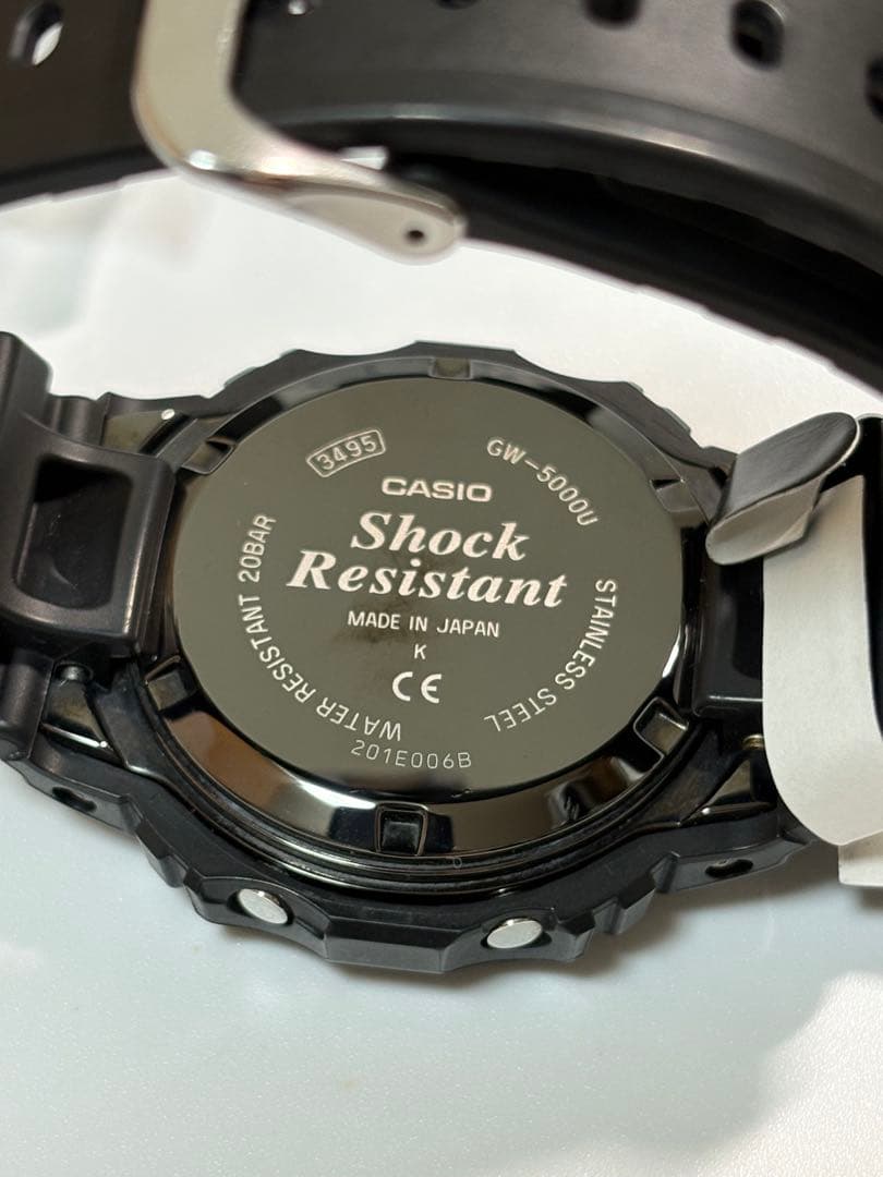 【極美品】G-SHOCK GW-5000U-1JF 電波タフソーラー カーボン