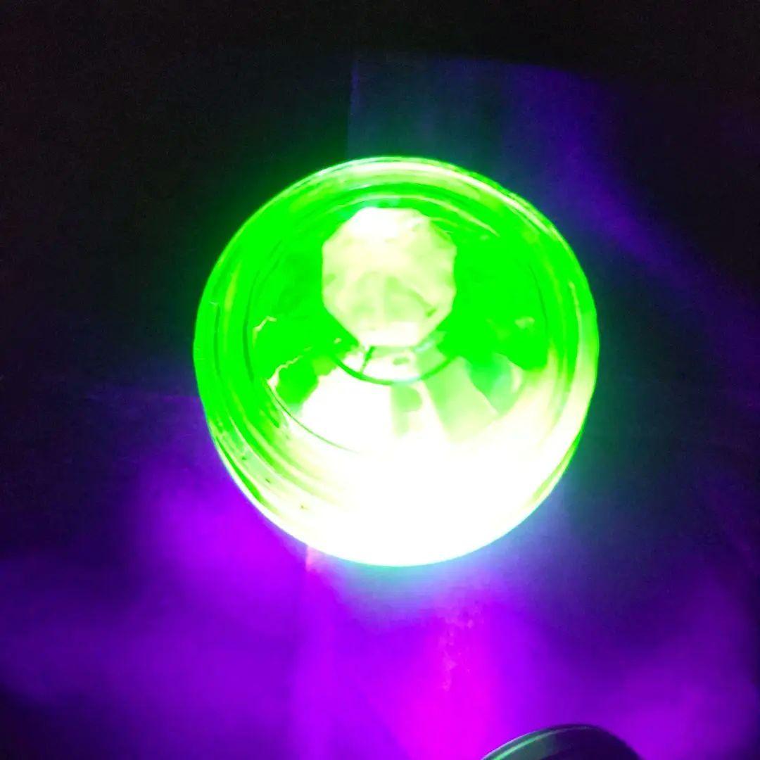 ウランガラス　キャンディポット　希少　レア　アンティーク　1客