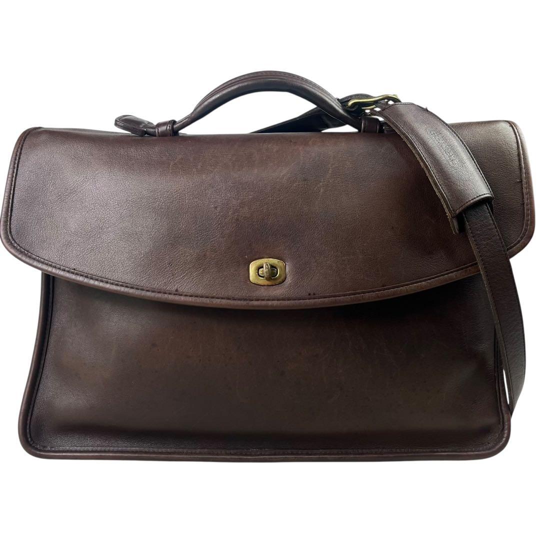 オールドコーチ ビジネスバッグ 2way ターンロック A4 USA製