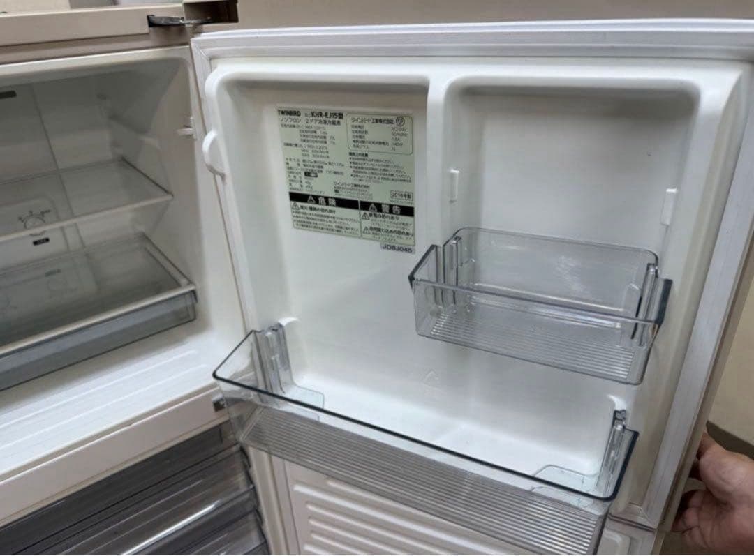 2018年式 146L TWINBIRD 冷蔵庫 KHR-EJ15