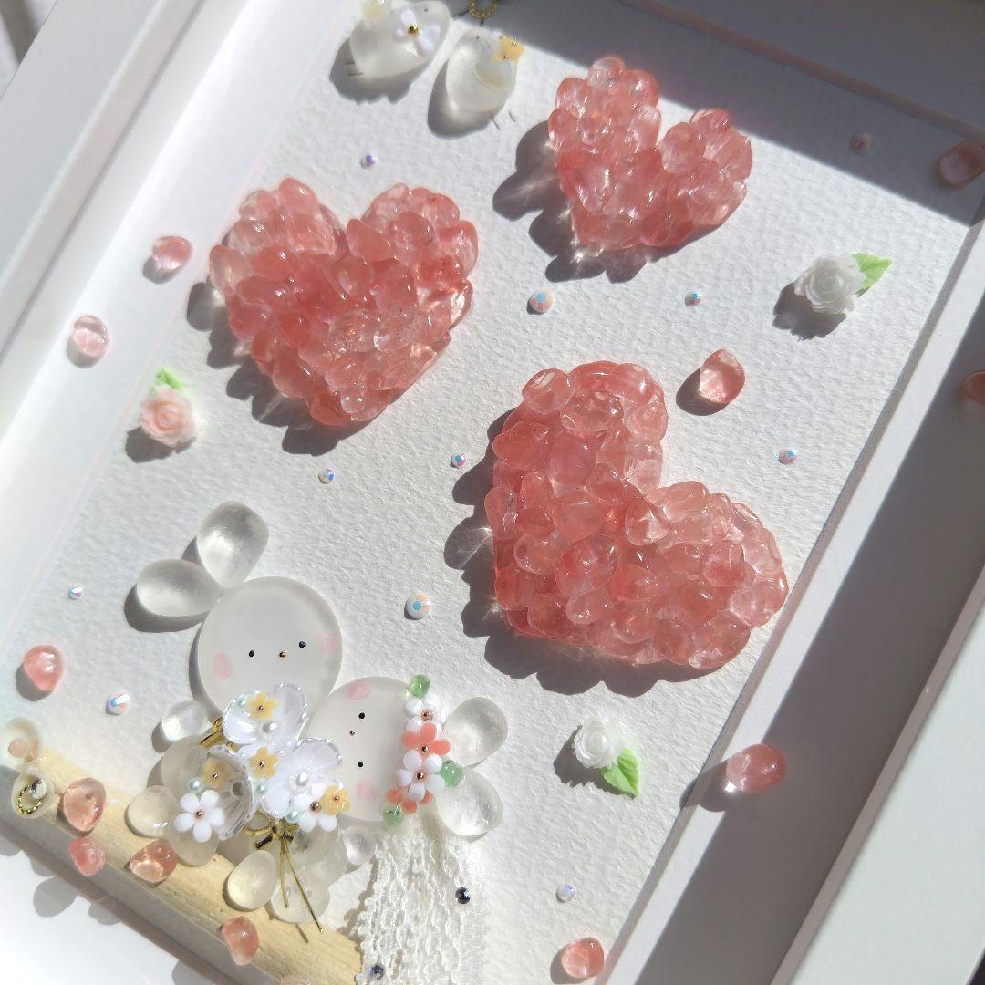 シーグラスアート『 Happy Wedding♡♡～たくさんの愛～』
