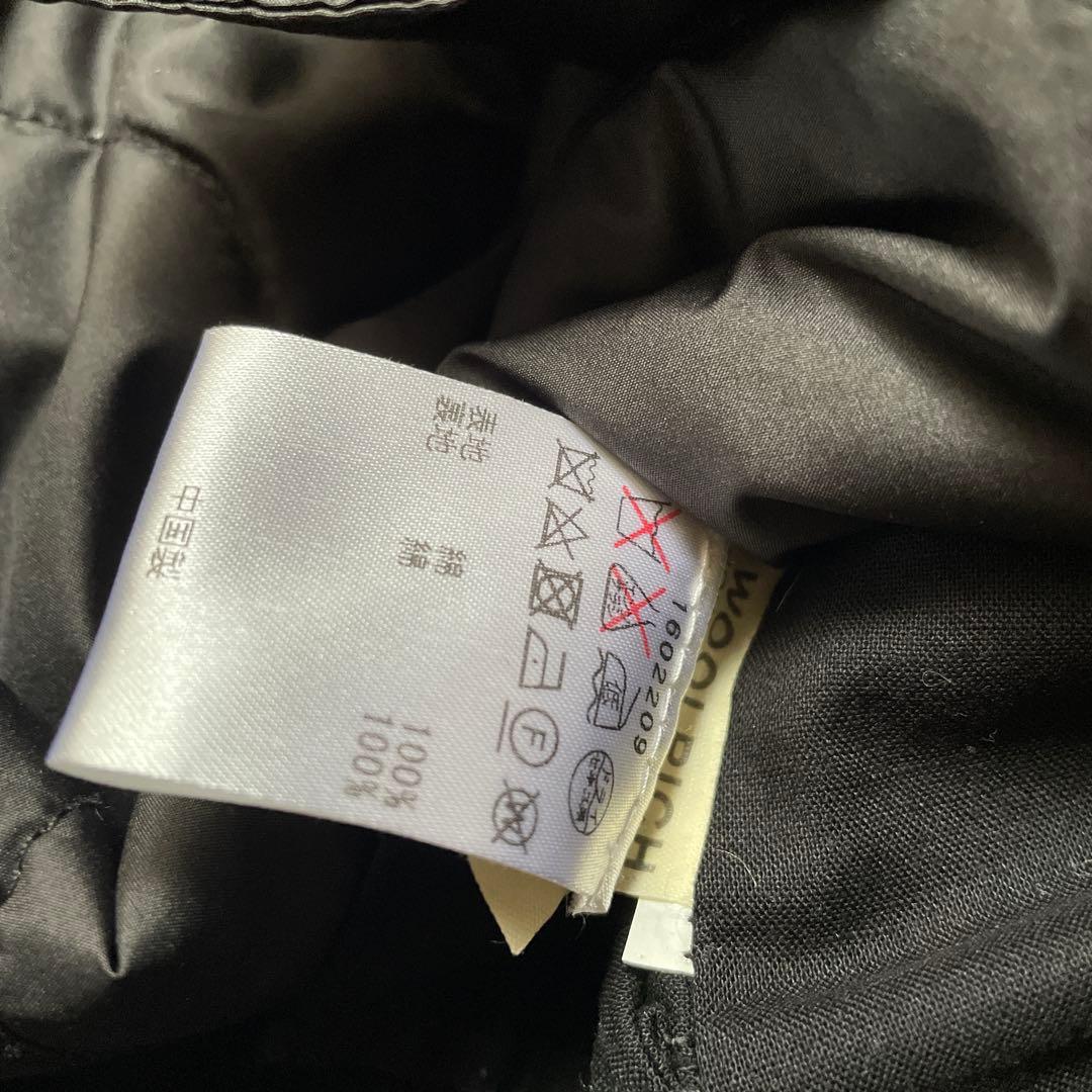 ウールリッチ　ラビットファー　モッズコート　黒