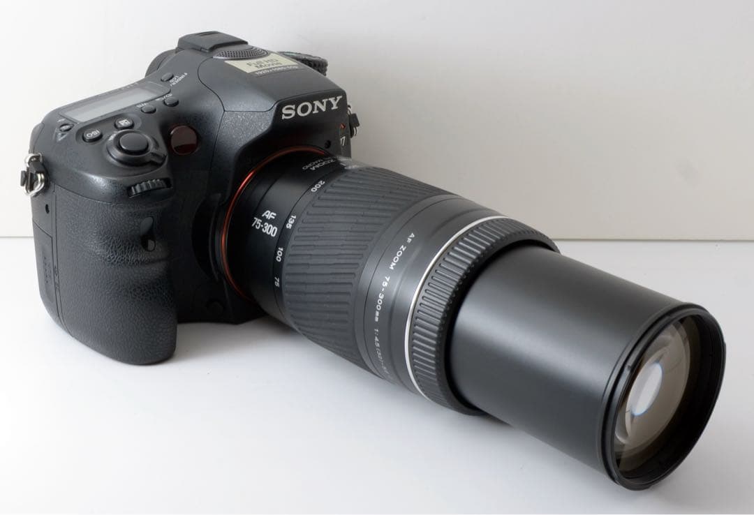 shellバック付き！SONY α77★S数約3000回★転送OK★Wレンズ付き