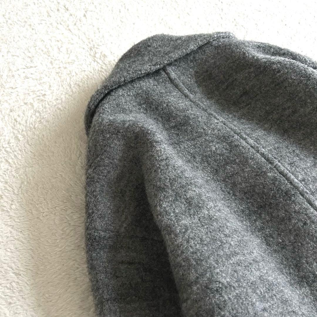 美品 トゥモローランド マカフィー シープパイル ショートピーコート 金ボタン