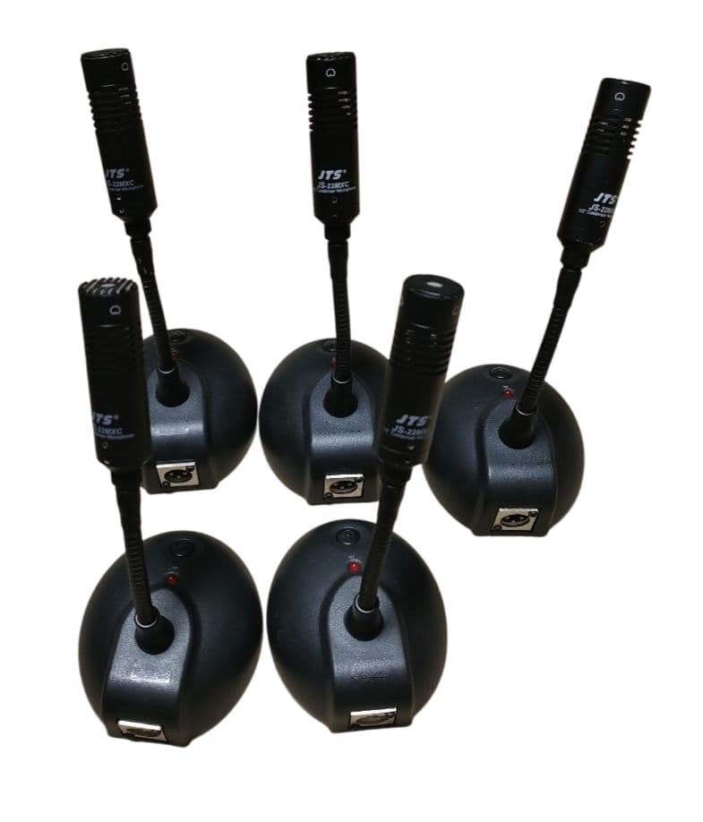 卓上コンデンサーマイク JTS ST-5000T 会議 Web 　5個セット