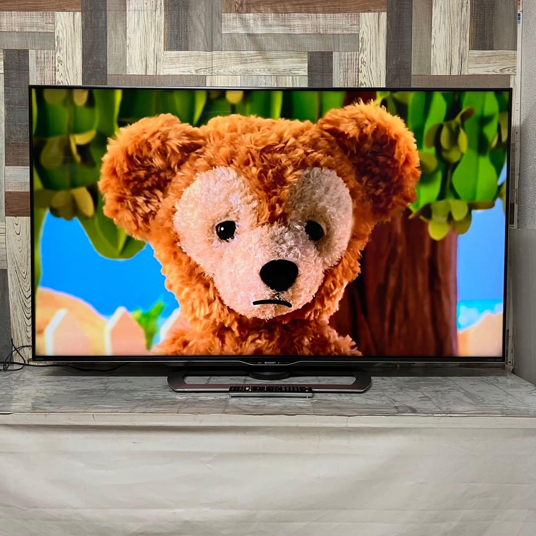 即日受渡❣️全国送料込シャープ国産60型4KテレビYouTube.Netflix