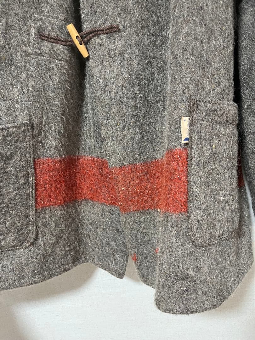 古着 SLOWSTONE ブランケットコート スイス軍 ダッフルコート