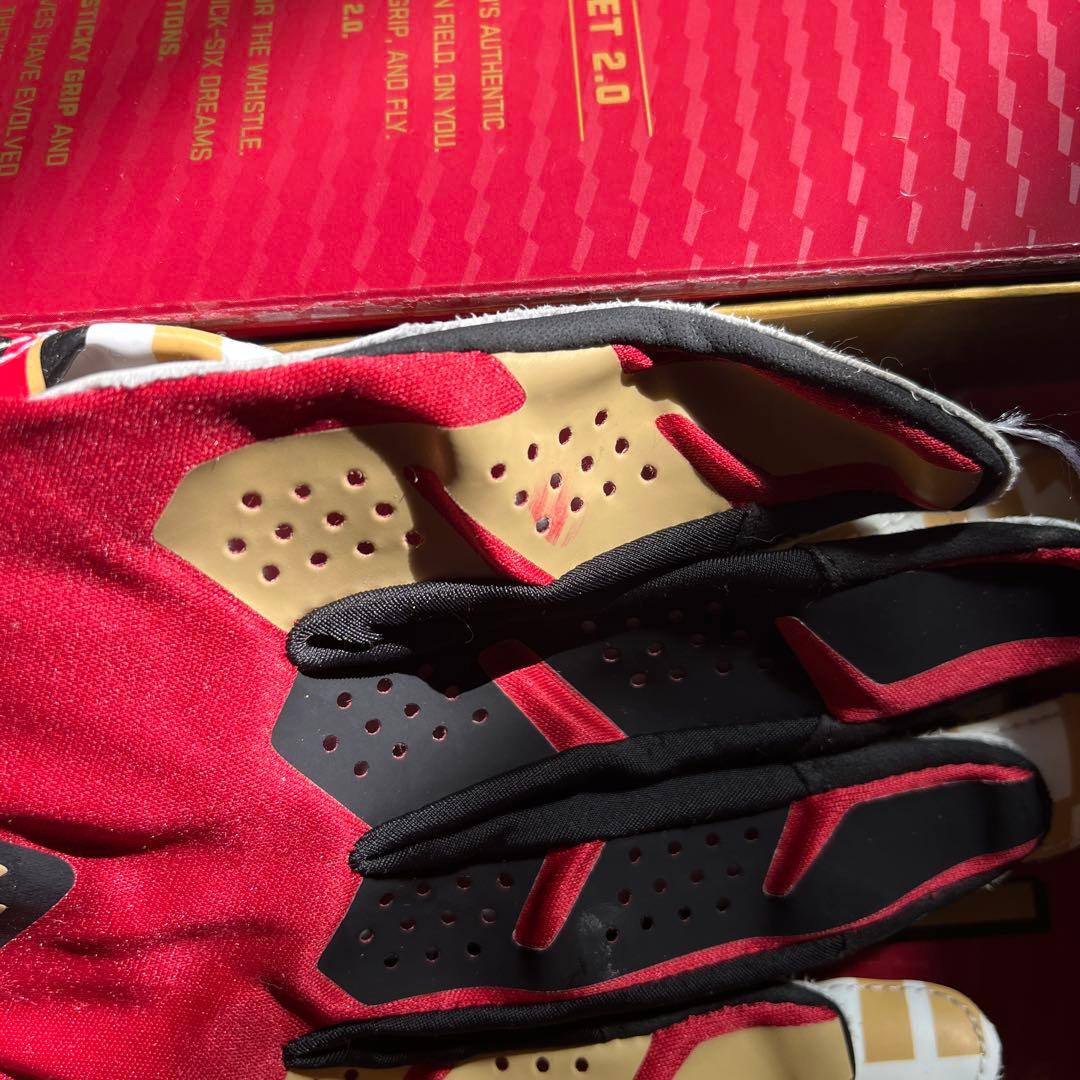 Nike NFLグローブ 49ers (諸事情:12/27以降配送)