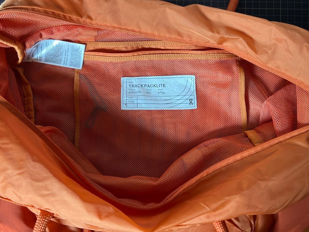 極美品On オン Track Pack Lite 35L（トラックパックライト）