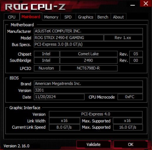 i9 10900K + Z490-E + DDR4 32GB セット 動作品