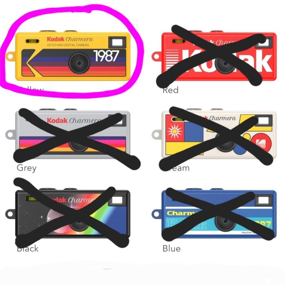 KODAK CHARMERA イエロー
