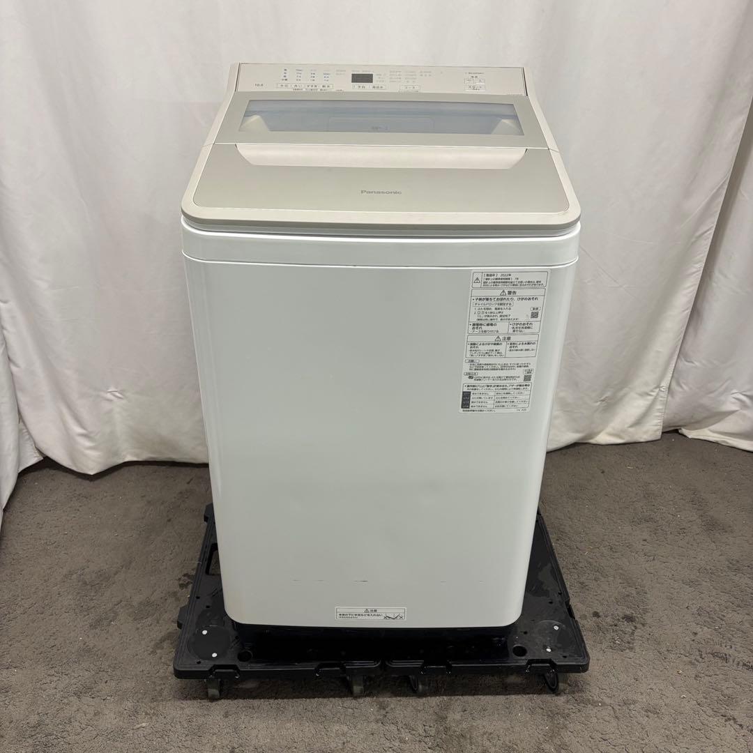 151　パナソニック　洗濯機　22年製　10キロ　綺麗　中古　設置無料　安い‼️