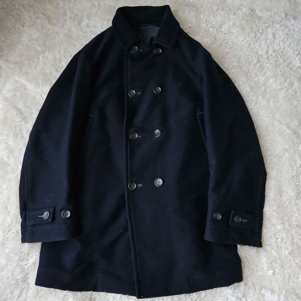 【定価93500円】現行☆45R コットンフランネルのPジャケットコート L