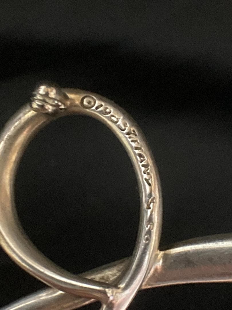 ティファニー ブローチ 925 アルファベット イニシャル D 1983