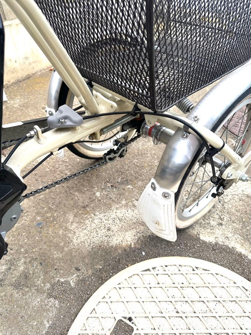 YAMAHA 電動アシスト三輪車 前カゴ付き