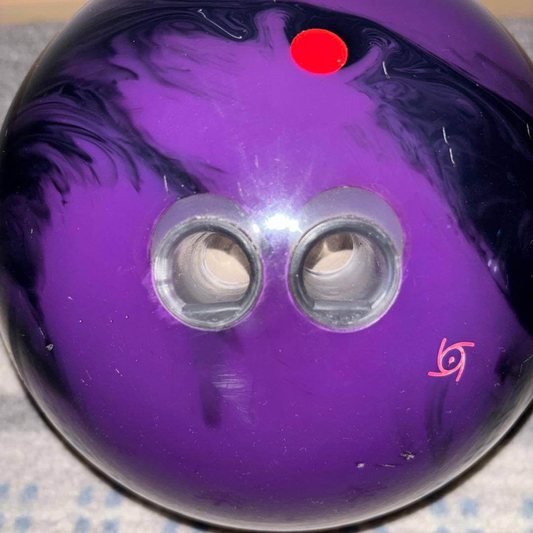 ボウリングボール　バイトパニック　中古　ストーム　紫