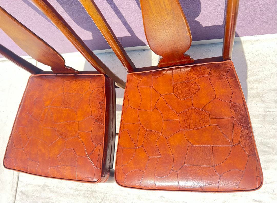 クラシックダイニングチェア 2脚セット1980年代 マルニ 地中海シリーズ