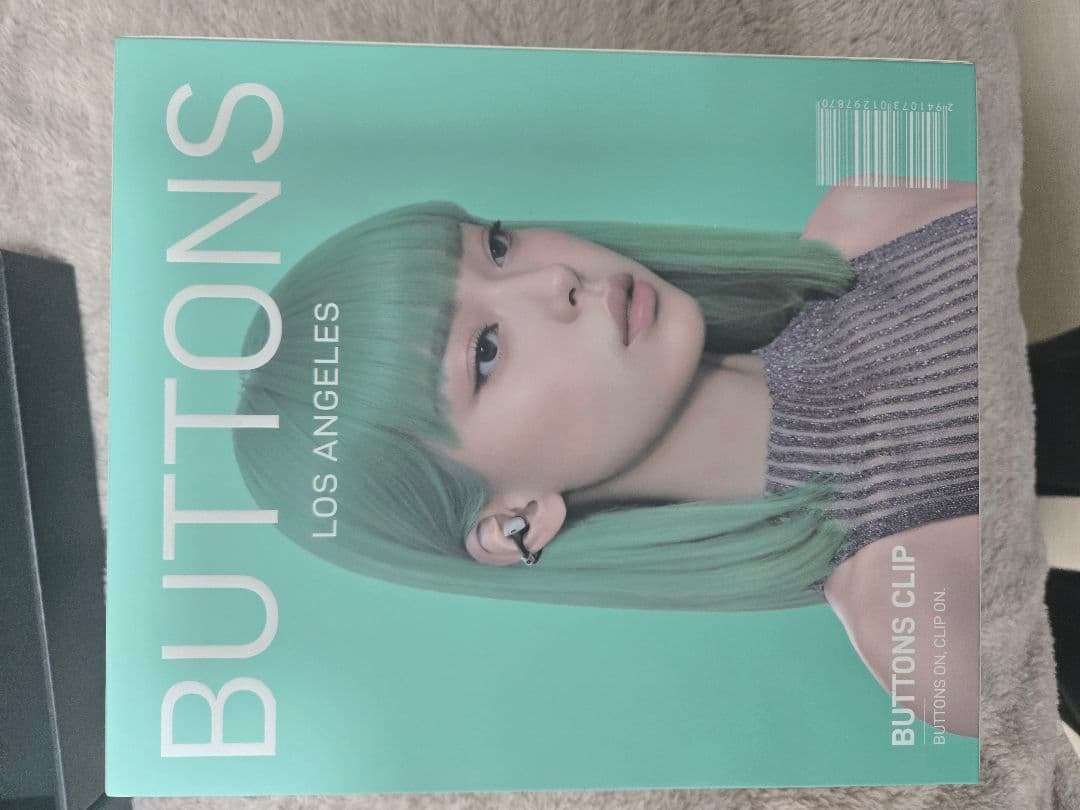 モダニティ BUTTONS CLIP シルバーブラック