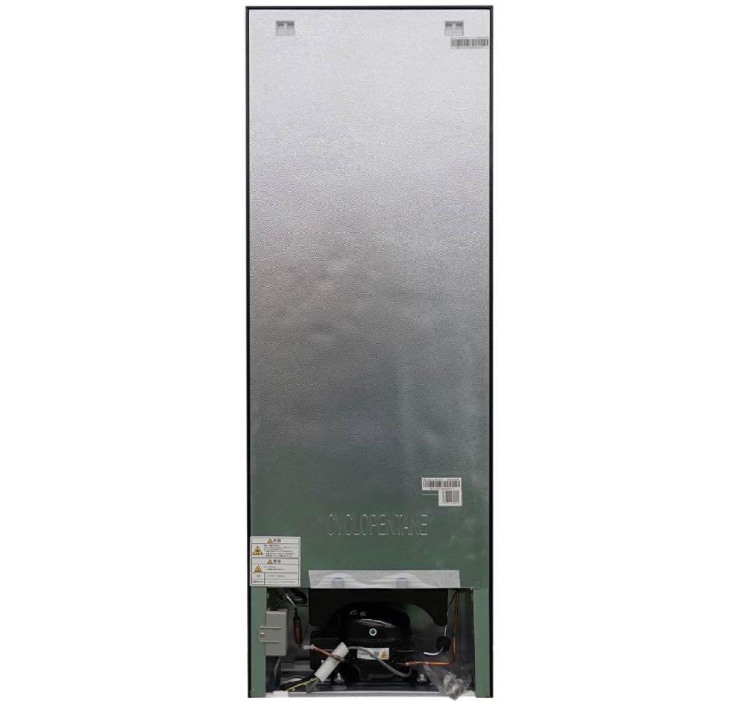 Hisense ブラック 冷蔵庫 上下二段式　175L