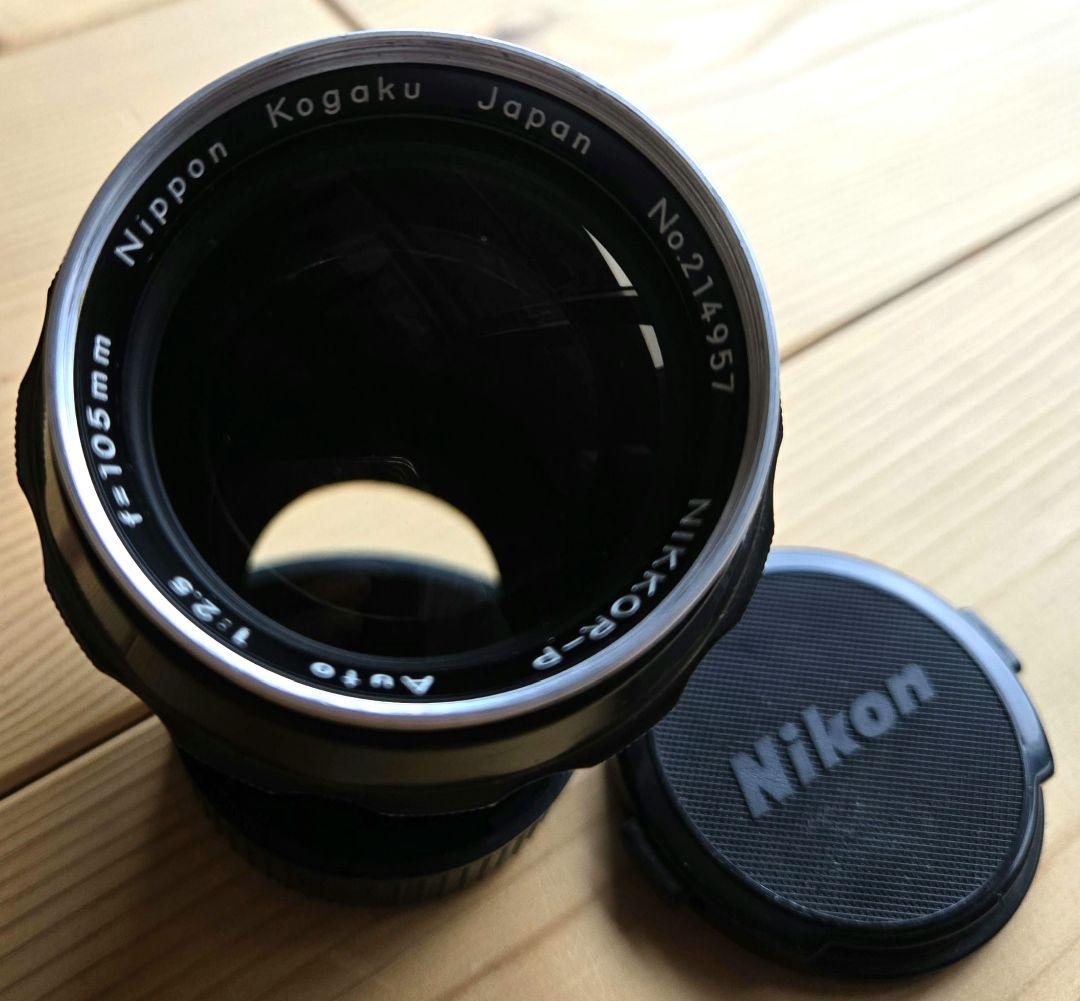 NIKON NIKKOR-P Auto 105ｍｍ F2.5 単焦点レンズ