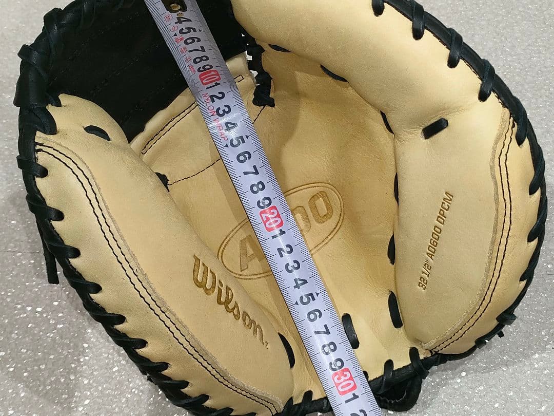 超希少 Wilson A600 硬式 キャッチャーミット 一般用 未使用