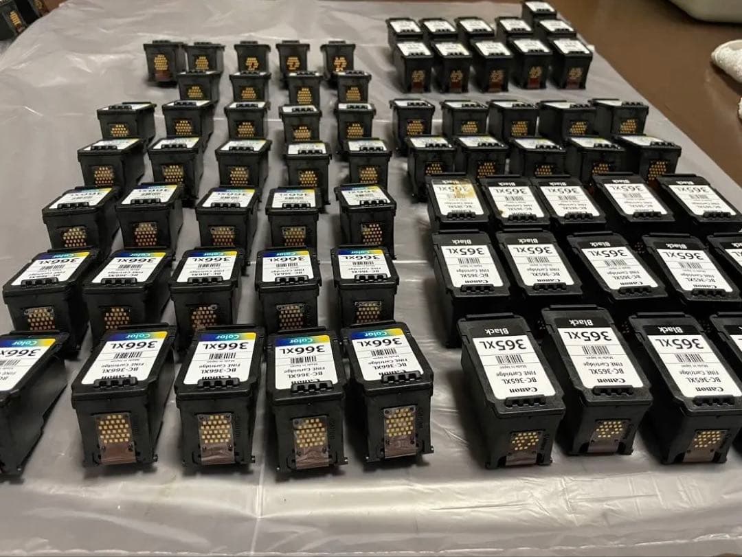 使用済み Canonインクカートリッジ 70個まとめ売り (純正品 )